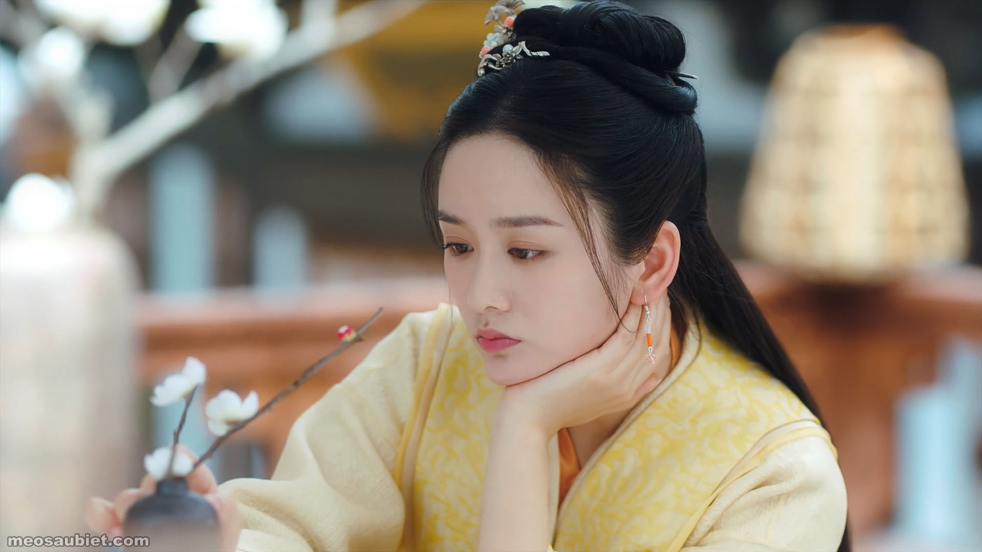 Bạch phát vương phi 2019 Văn Trúc trong vai Chiêu Vân , quận chúa Bắc Lâm