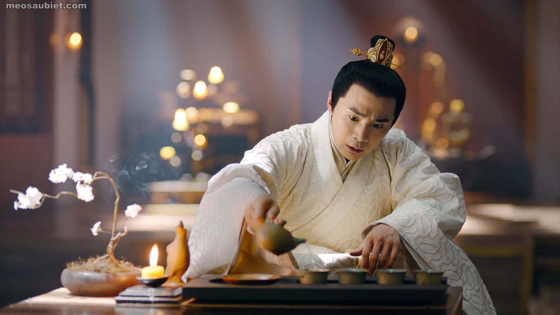 Bạch phát vương phi 2019 Lưu Hãn Dương trong vai Thái tử Tây Khải 